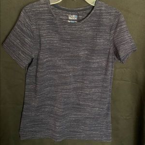 Croft & Barrow The Classic Tee Dark Gray